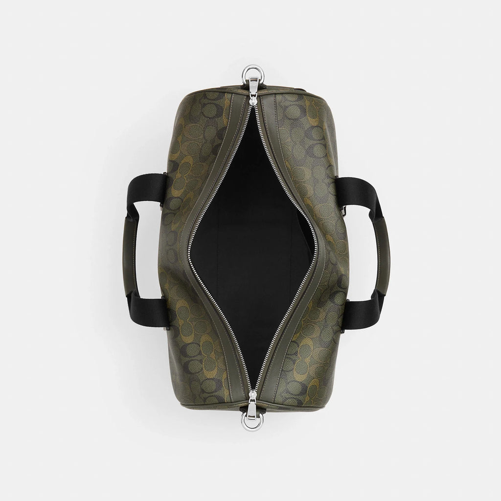 Coach Outlet Explorer Duffle Bag 45 In Signature Camo Print