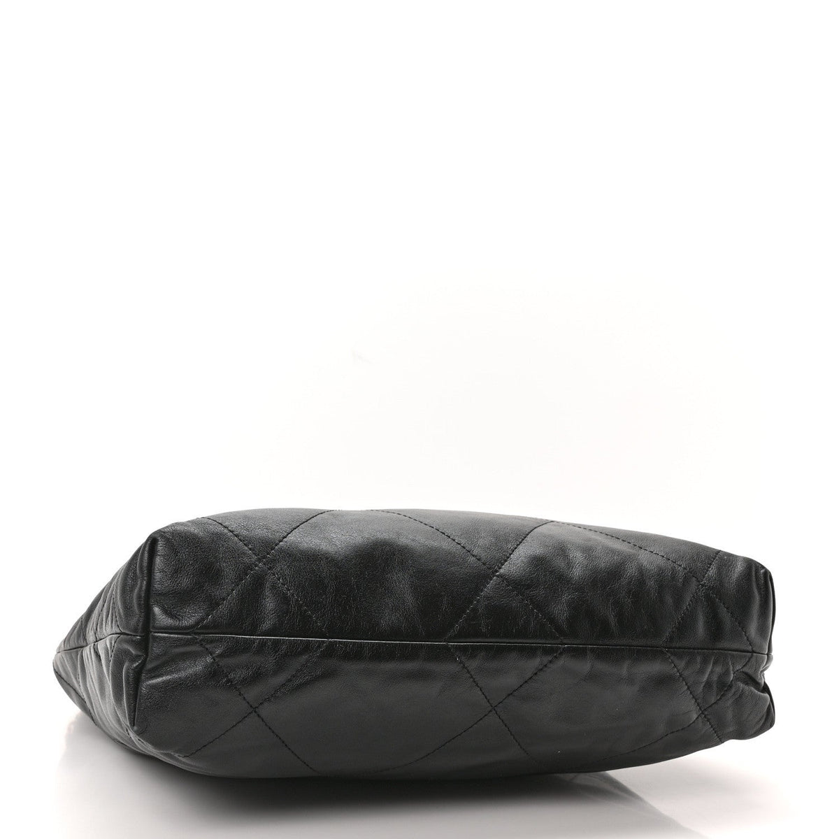 Calfskin Quilted Small Chanel 22 Black