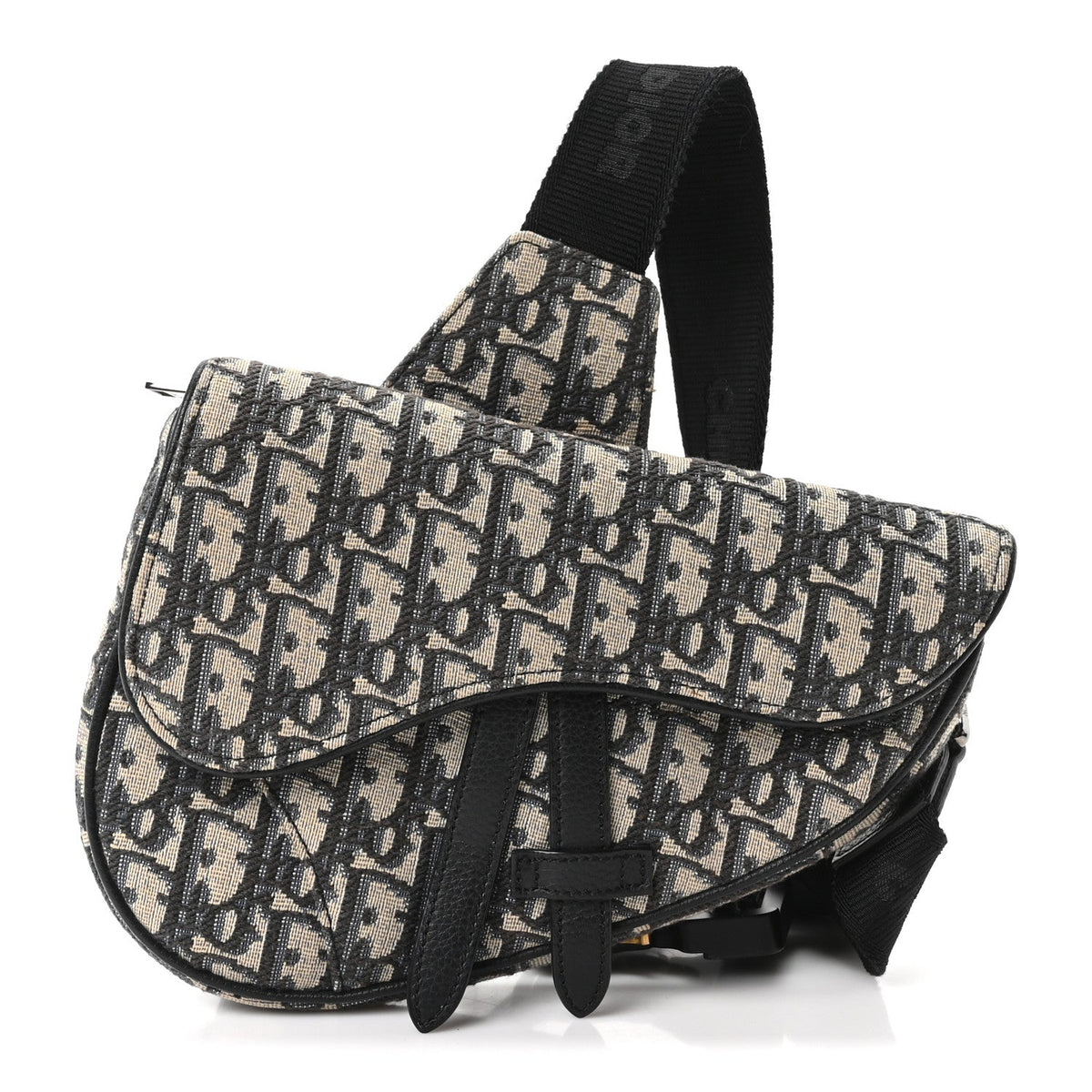 Oblique Mens Mini Saddle Bag Blue