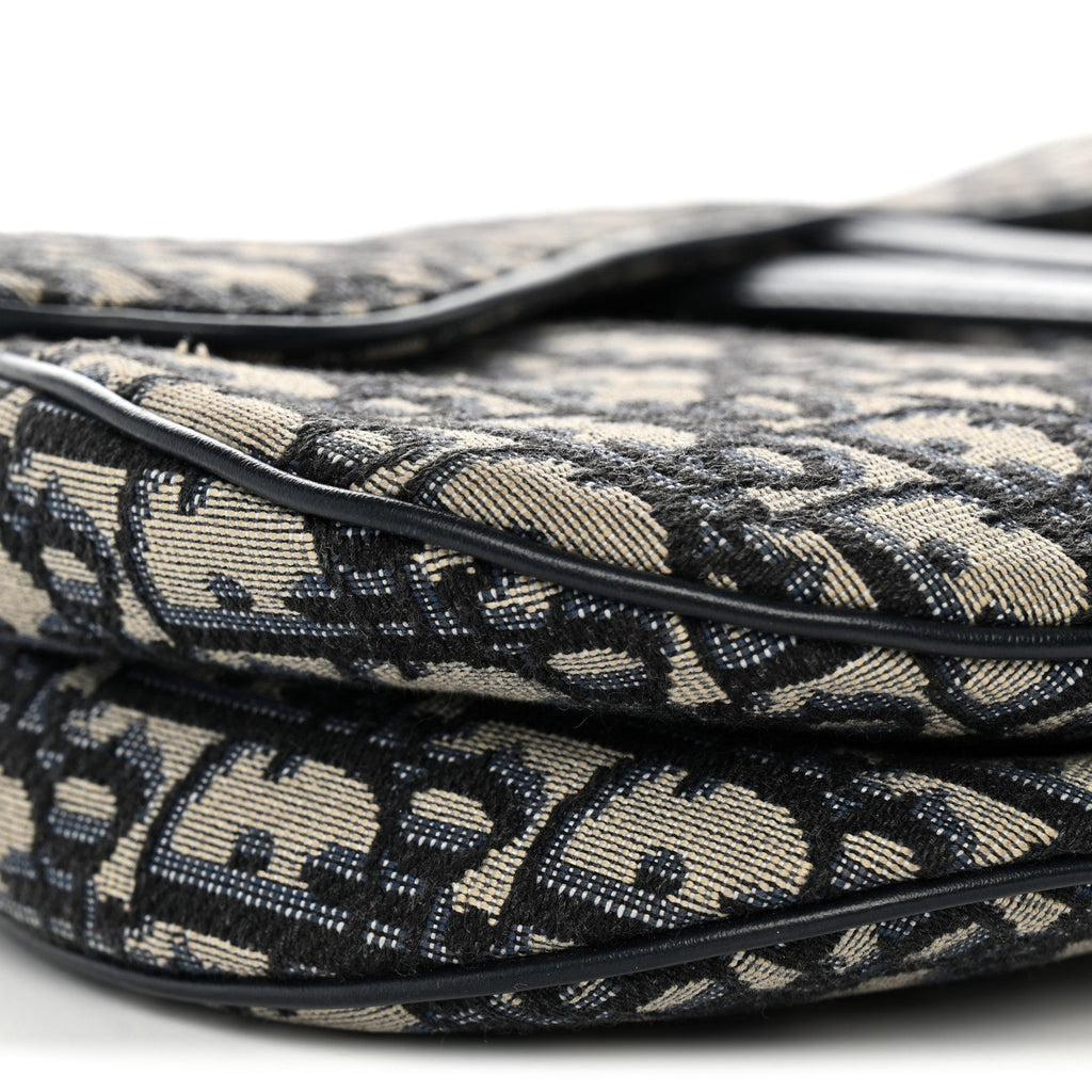 Oblique Saddle Bag Blue