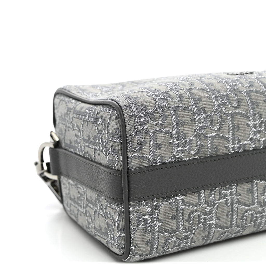 Oblique Jacquard Lingot 22 Bag Silver