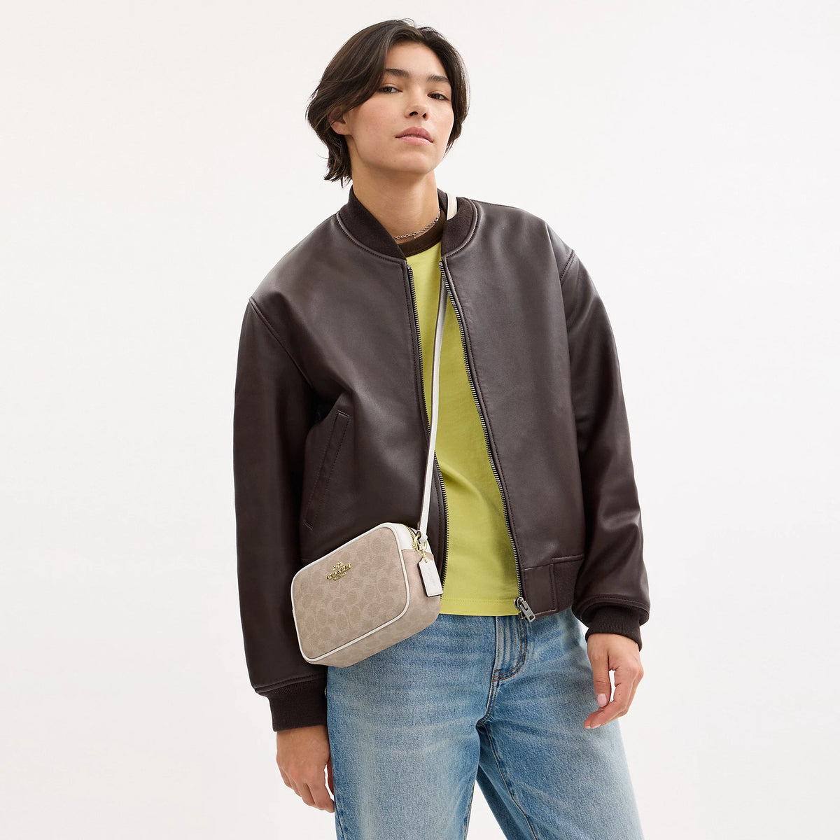 Coach Outlet Mini Jamie Camera Bag In Signature Canvas