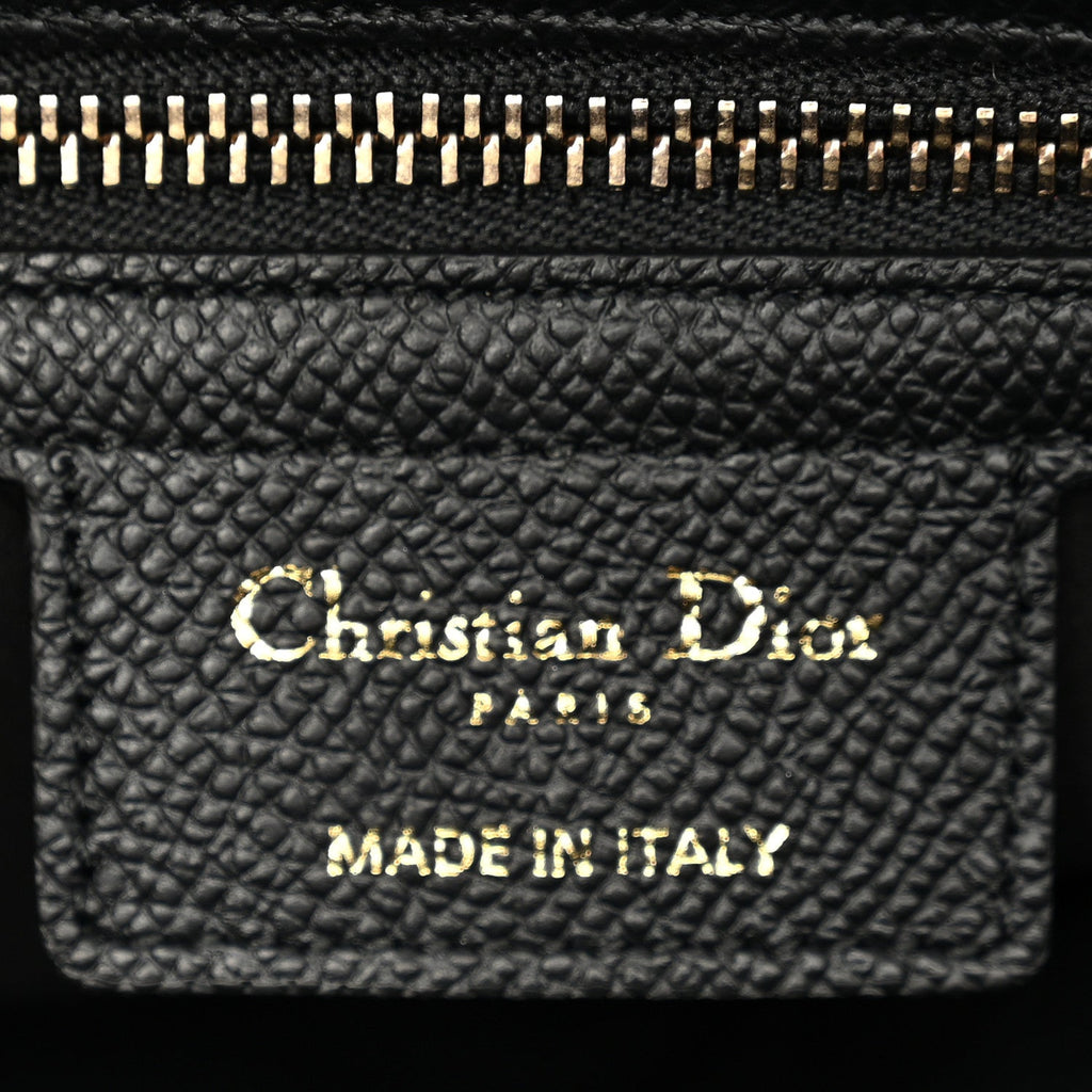 Grained Calfskin Saddle Bag With Strap Black