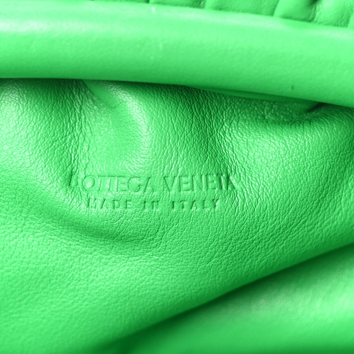 Butter Calfskin The Mini Pouch Parakeet