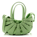 French Calfskin Small Shell Pistachio
