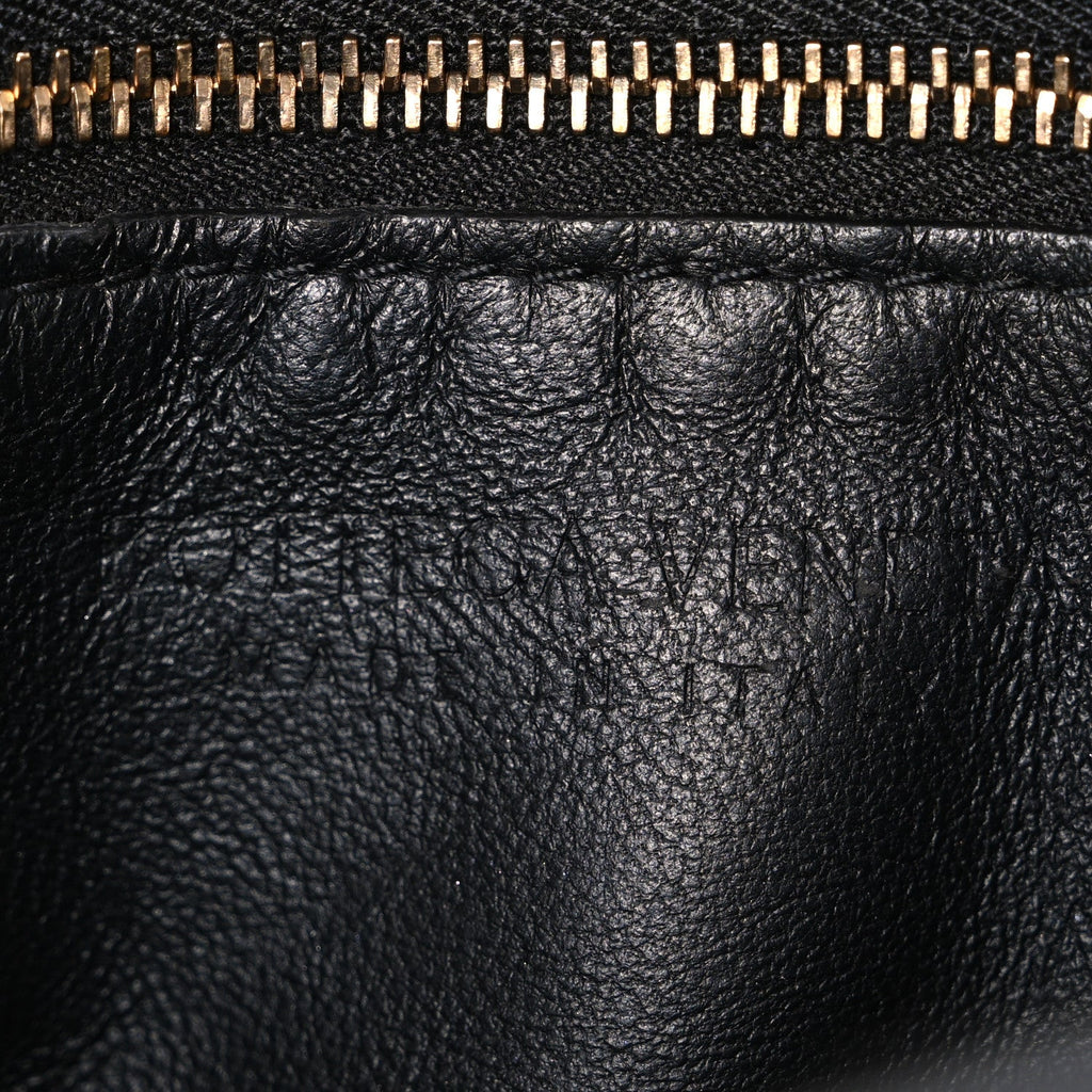Nappa Maxi Intreccio Padded Cassette Crossbody Bag Black