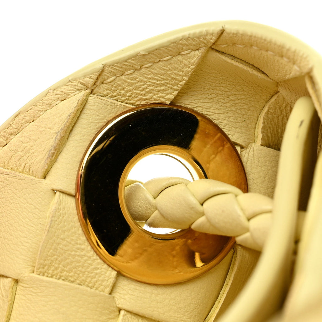 Nappa Intrecciato Small Andiamo Shoulder Bag Chamomile
