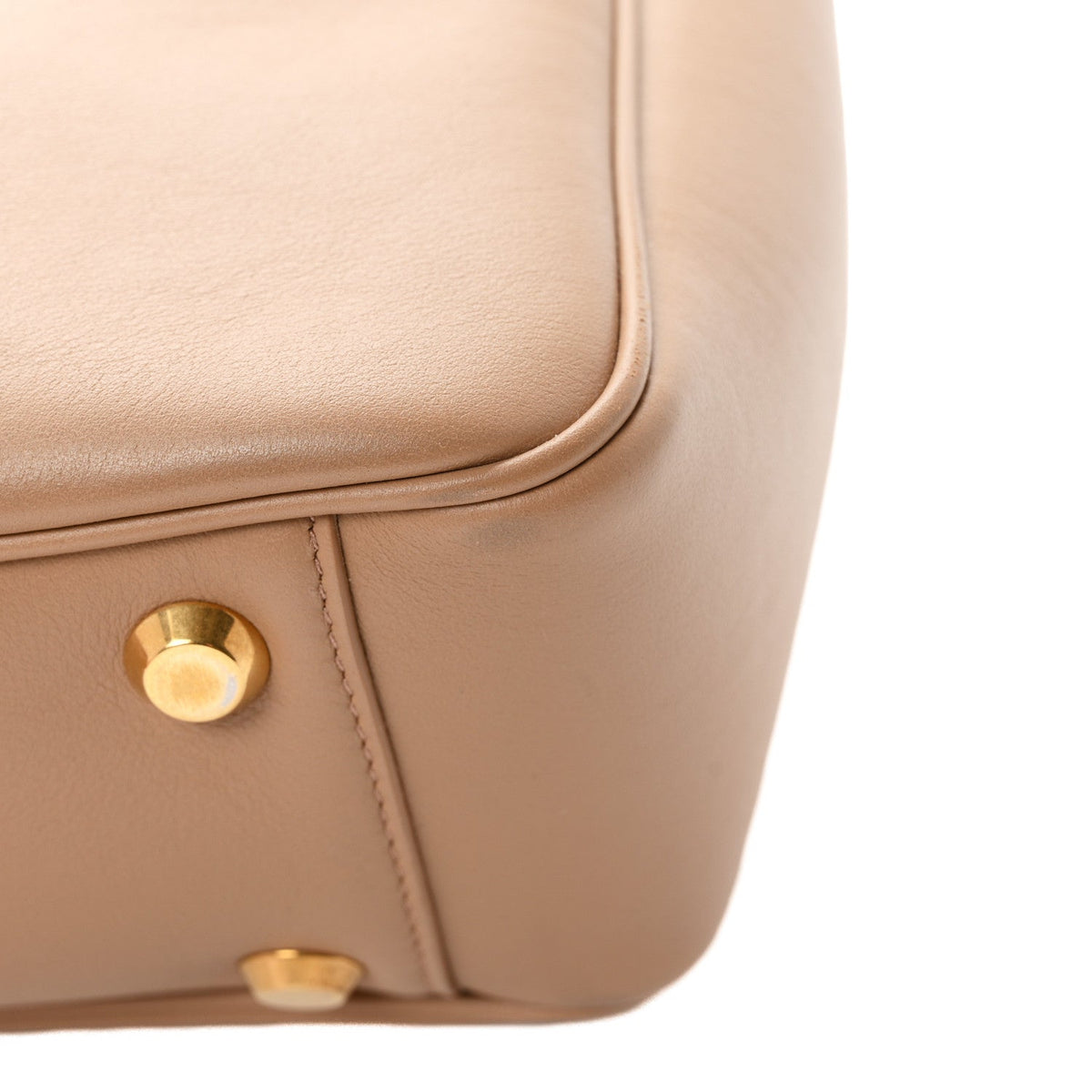 Smooth Calfskin Small Bel Air Hobo Bag Latte