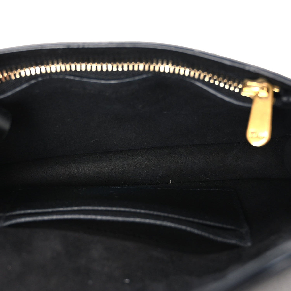 Grained Calfskin Saddle Belt Bag Black