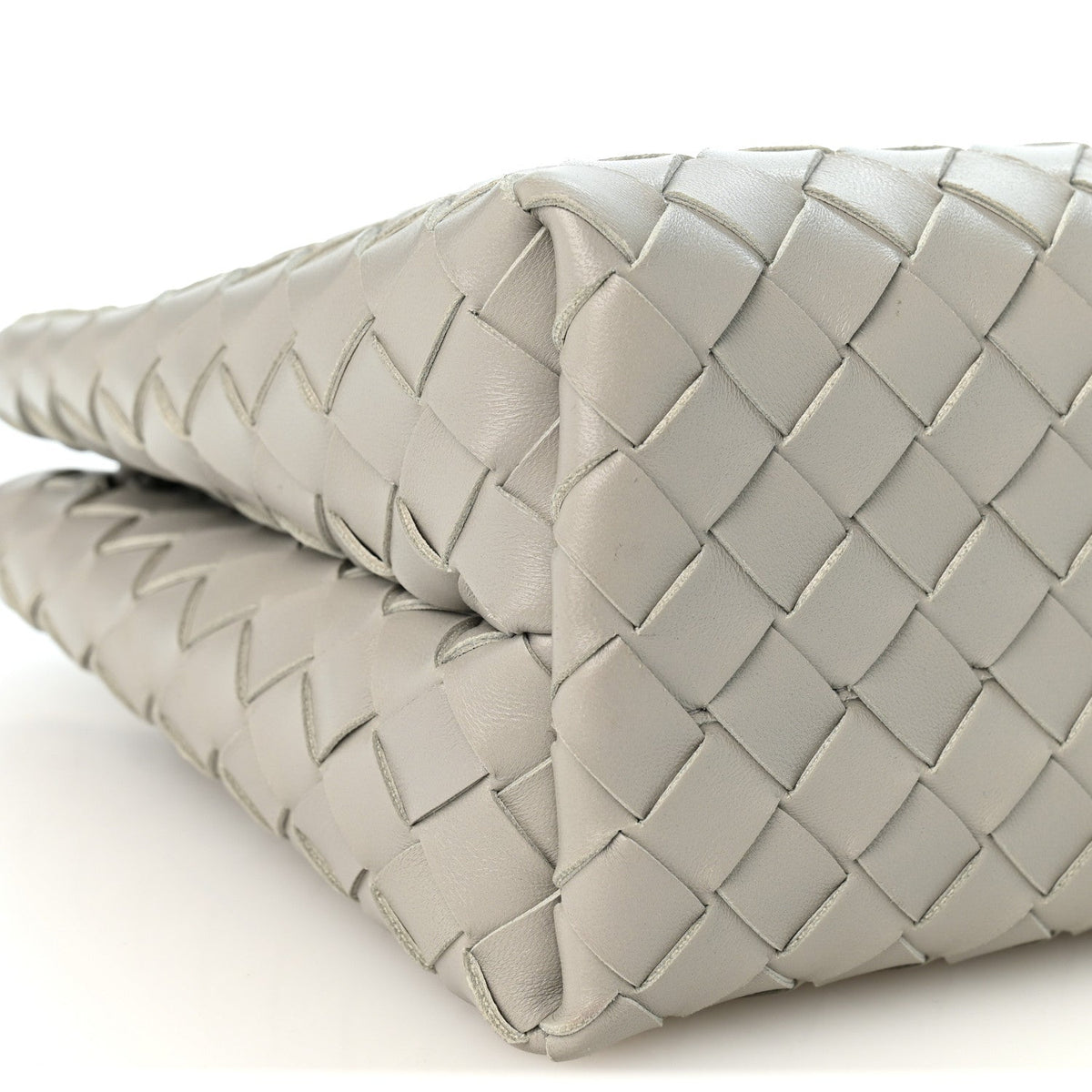Nappa Intrecciato Small Andiamo Shoulder Bag Sterling