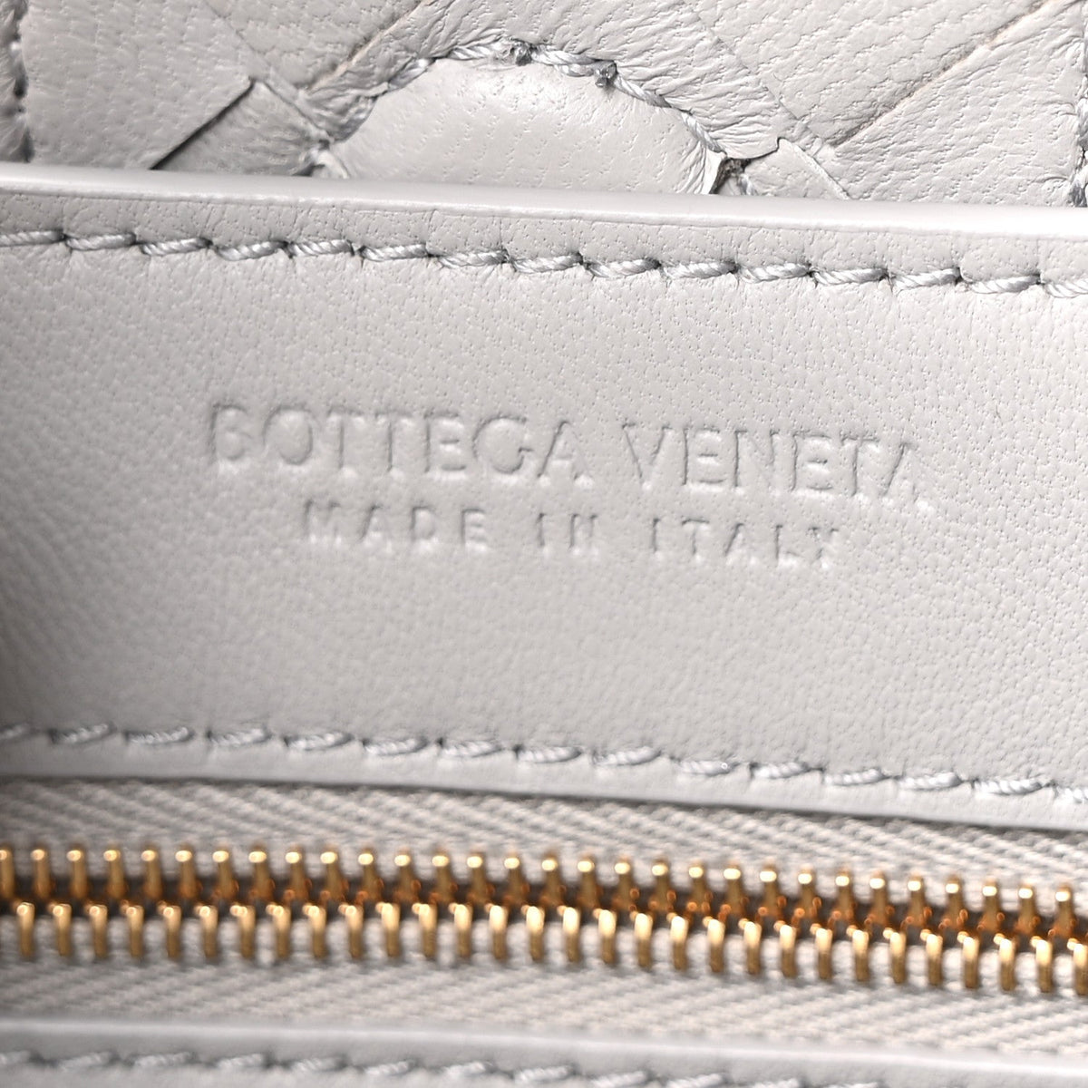 Nappa Intrecciato Small Andiamo Shoulder Bag Sterling