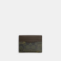 Coach Outlet Slim ID Card Case In Signature Camo Print