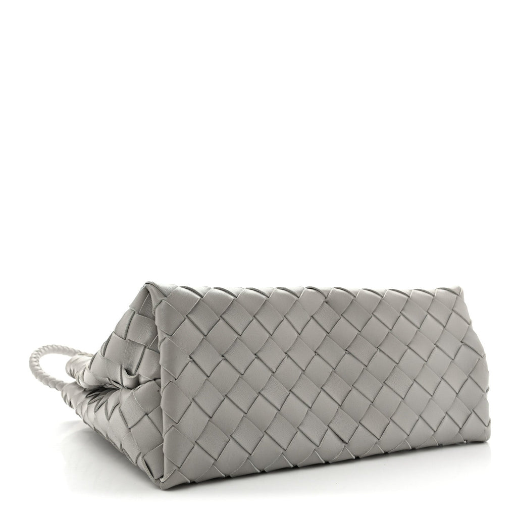 Nappa Intrecciato Small Andiamo Shoulder Bag Sterling