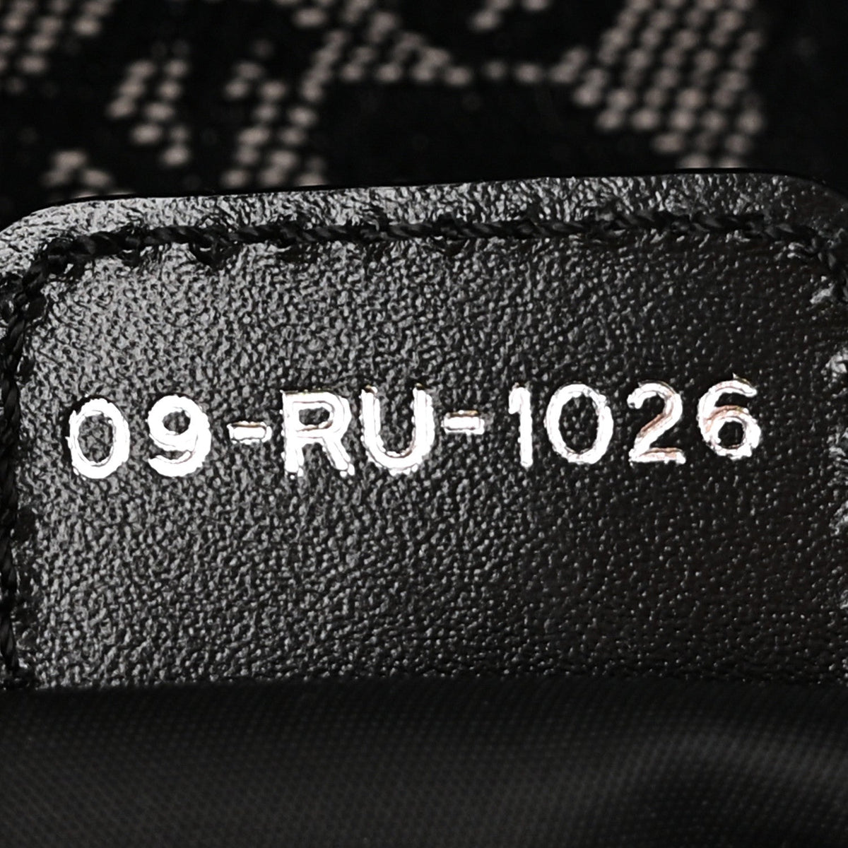 Monogram Saddle Bag Black