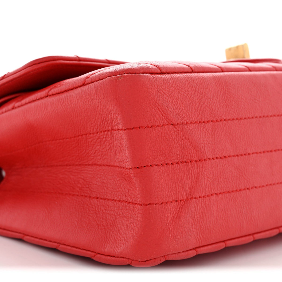 Calfskin Chevron Quilted 2.55 Reissue 225 Flap Red