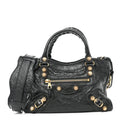 Agneau Giant 12 Gold Hardware Mini City Black