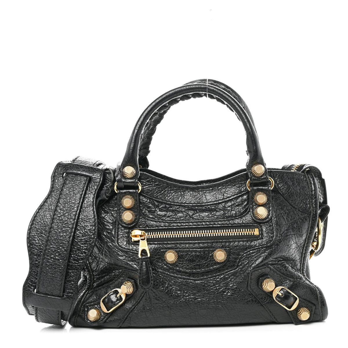 Agneau Giant 12 Gold Hardware Mini City Black