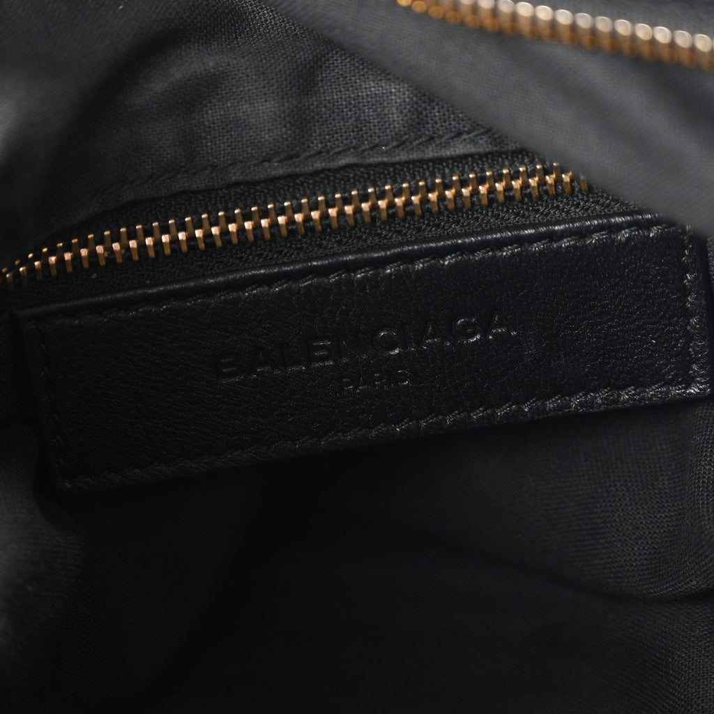 Chevre Gold Metallic Edge Hardware Velo Black