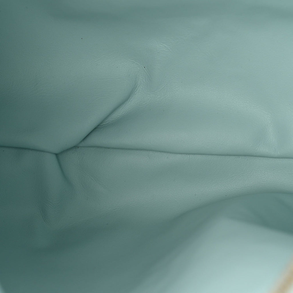 Nappa Intrecciato Teen Jodie Hobo Teal Washed
