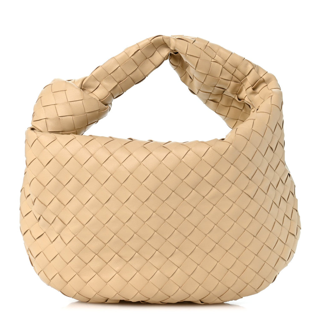 Nappa Intrecciato Teen Jodie Hobo Porridge