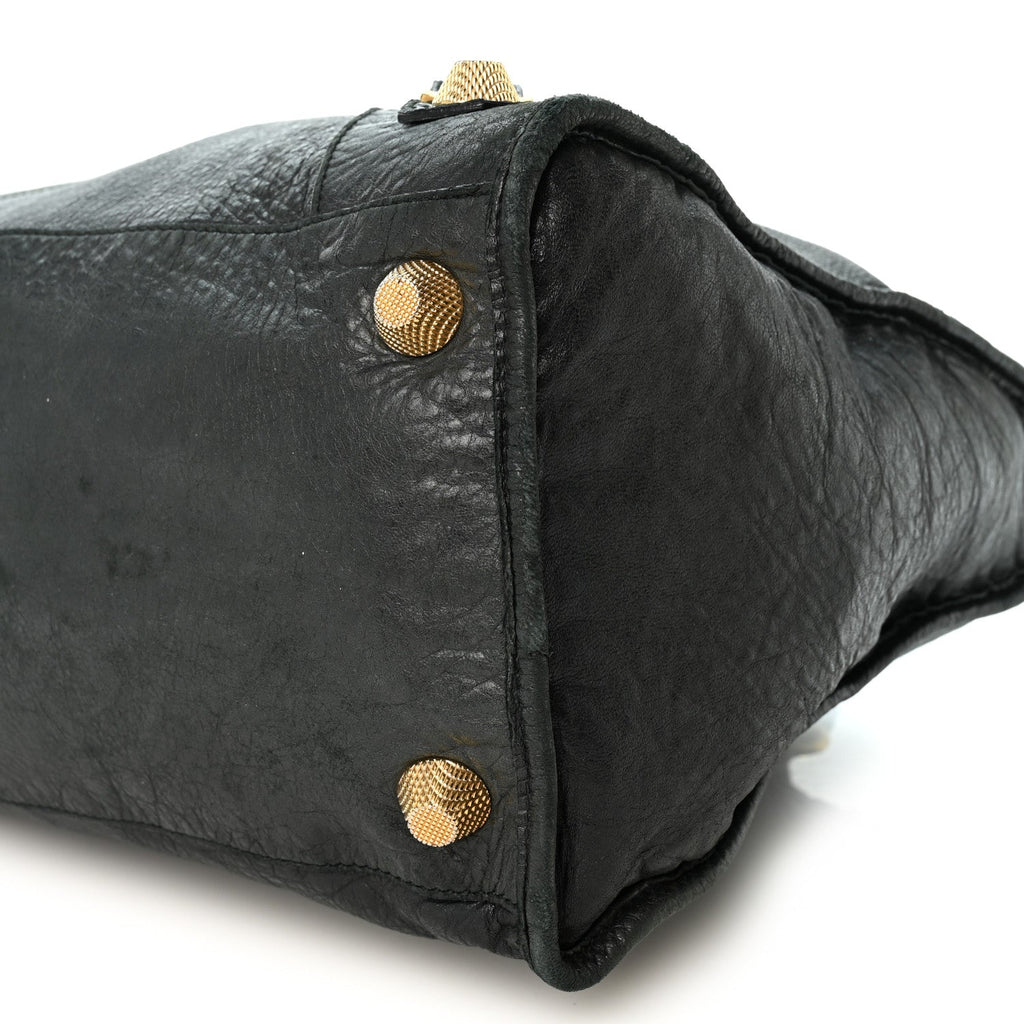 Agneau Giant 21 Gold Hardware Work Black