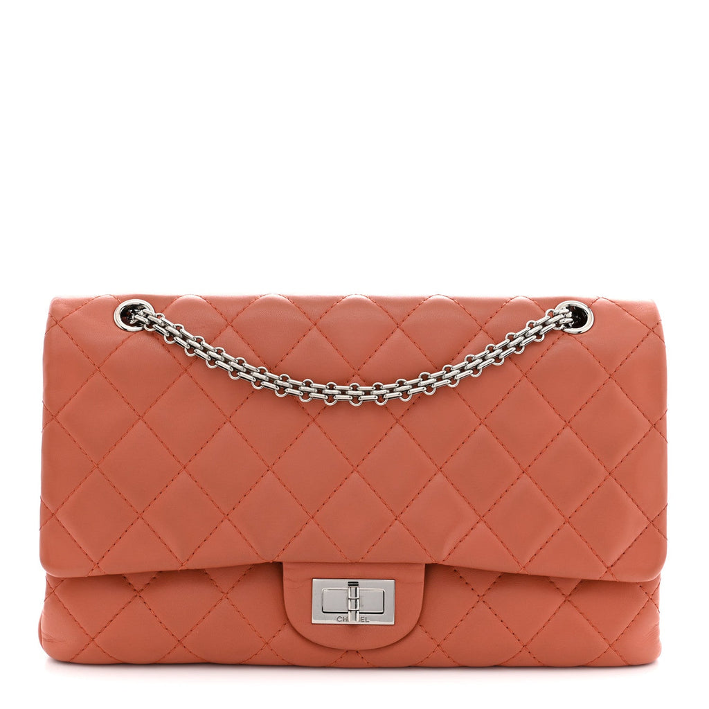 Lambskin Quilted 2.55 Reissue 227 Flap Orange