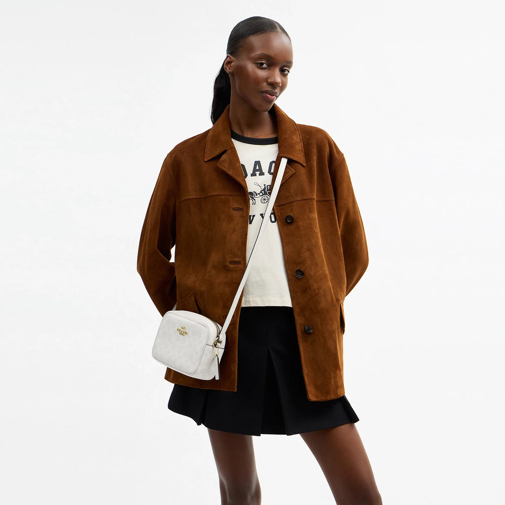 Coach Outlet Mini Jamie Camera Bag In Signature Canvas