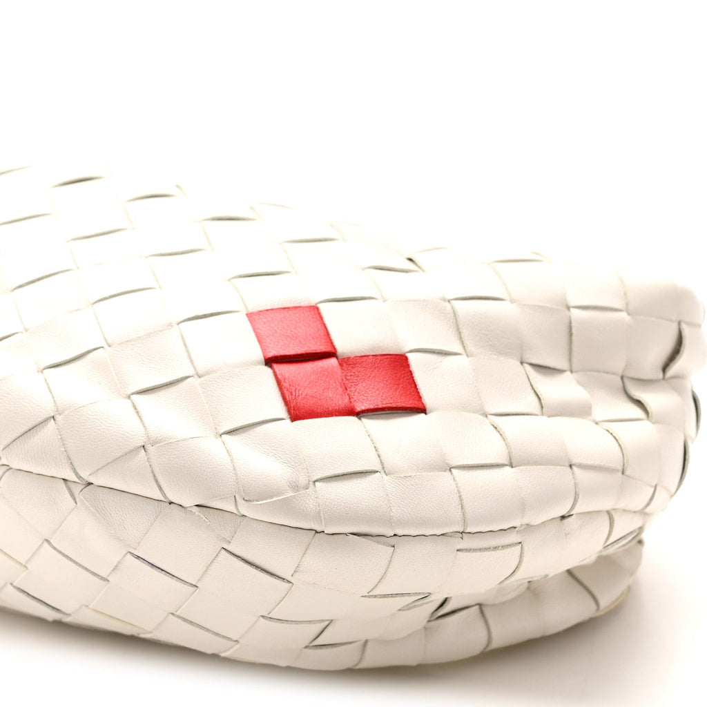 Nappa Intrecciato Mini Heart Jodie White