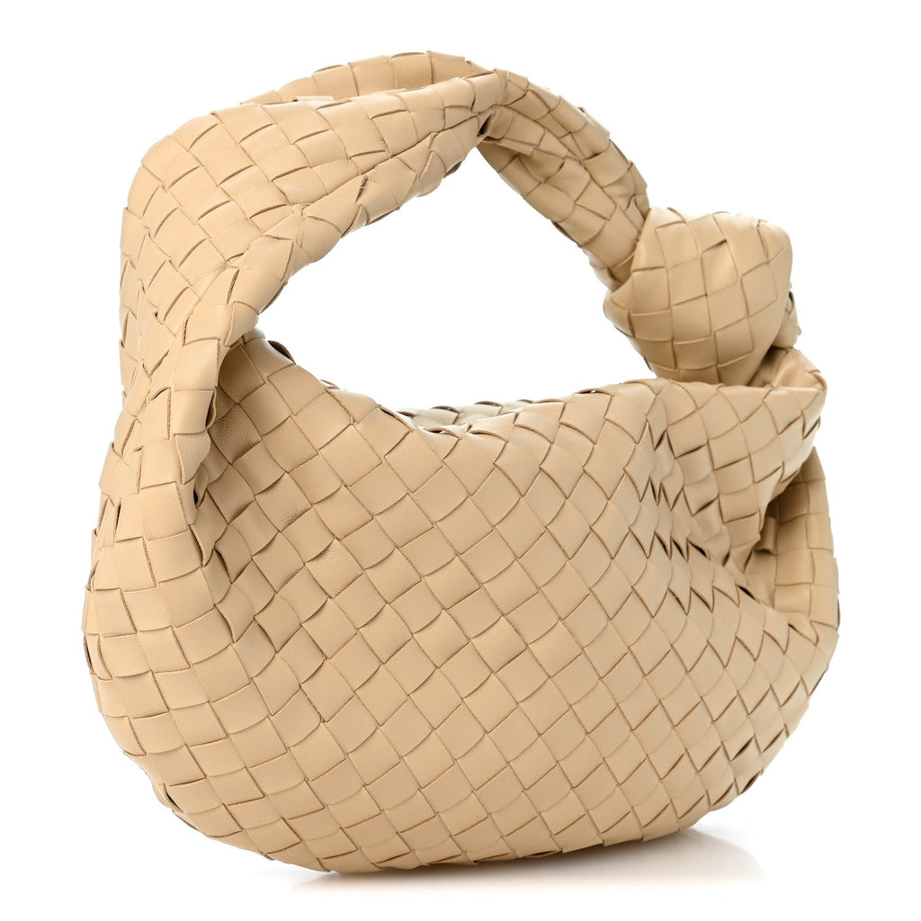 Nappa Intrecciato Teen Jodie Hobo Porridge