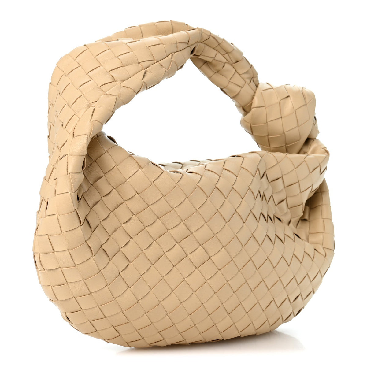 Nappa Intrecciato Teen Jodie Hobo Porridge