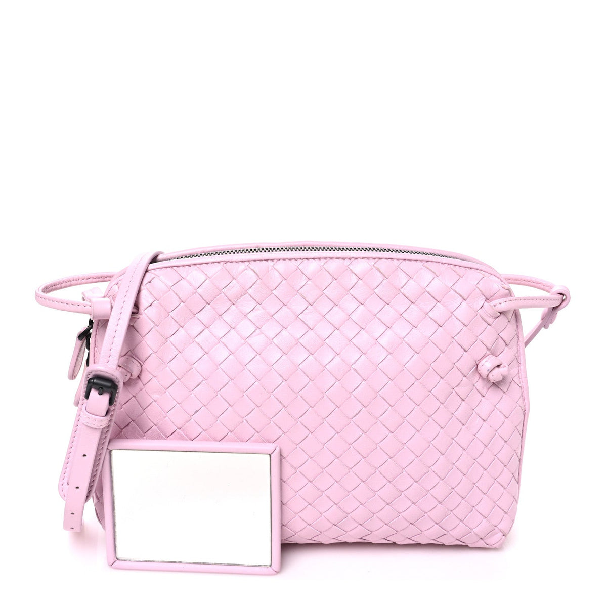 Nappa Intrecciato Nodini Crossbody Messenger Bliss Washed