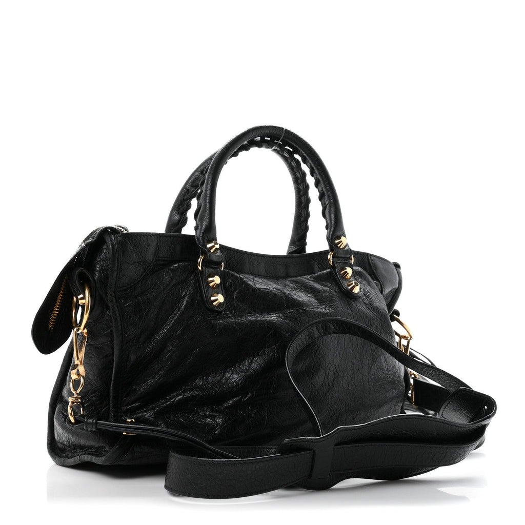 Agneau Classic Gold Hardware S City Black