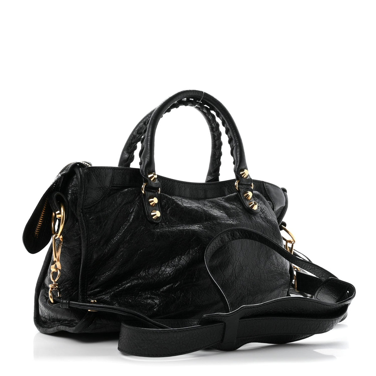 Agneau Classic Gold Hardware S City Black