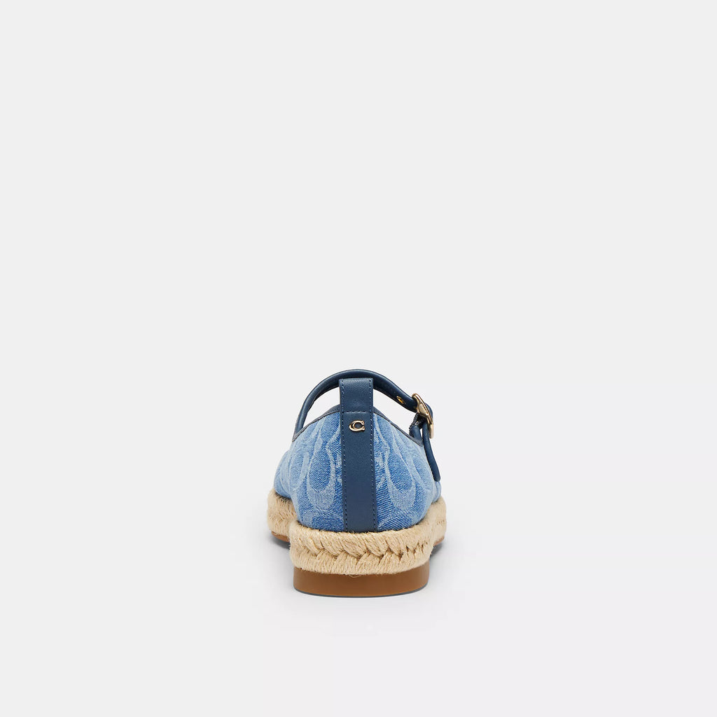 Coach Outlet Mary Espadrille In Signature Denim