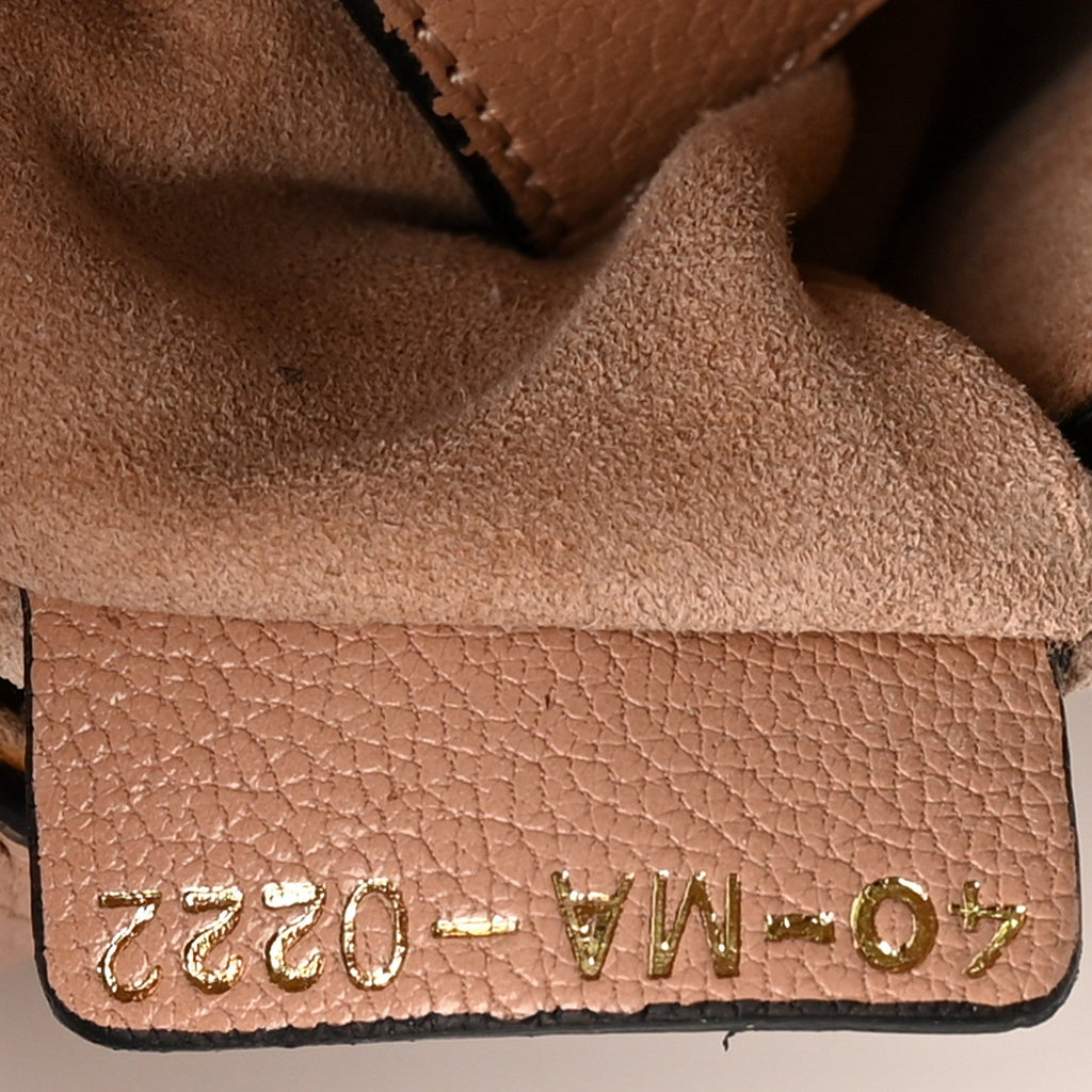 Goatskin Micro Saddle Bag Rose Des Vents