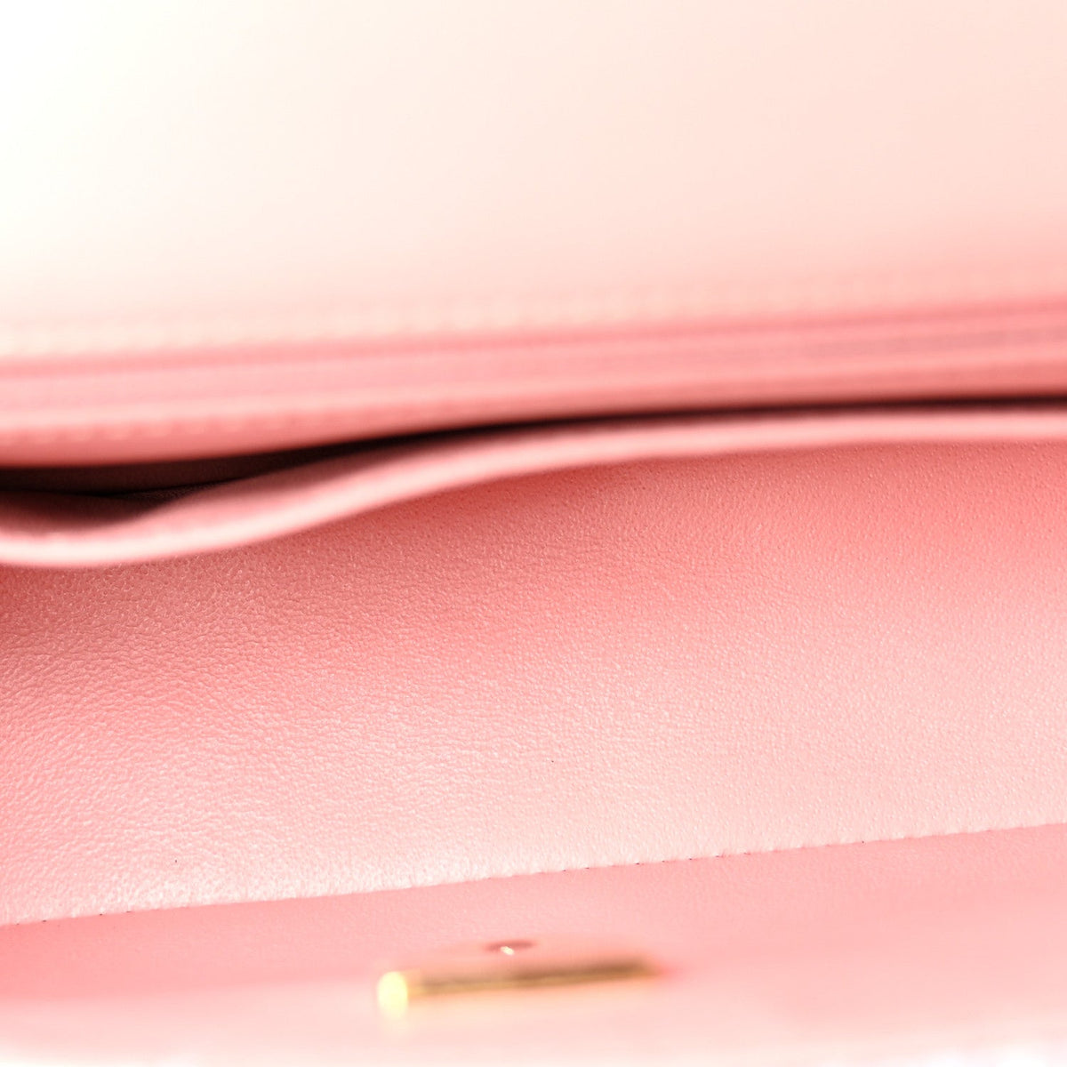 Tweed Quilted Mini Rectangular Flap Light Pink White