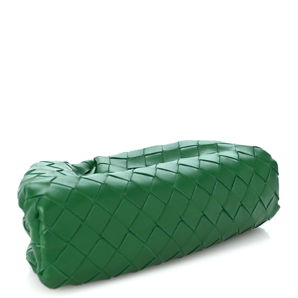 Nappa Intrecciato The Mini Pouch Racing Green