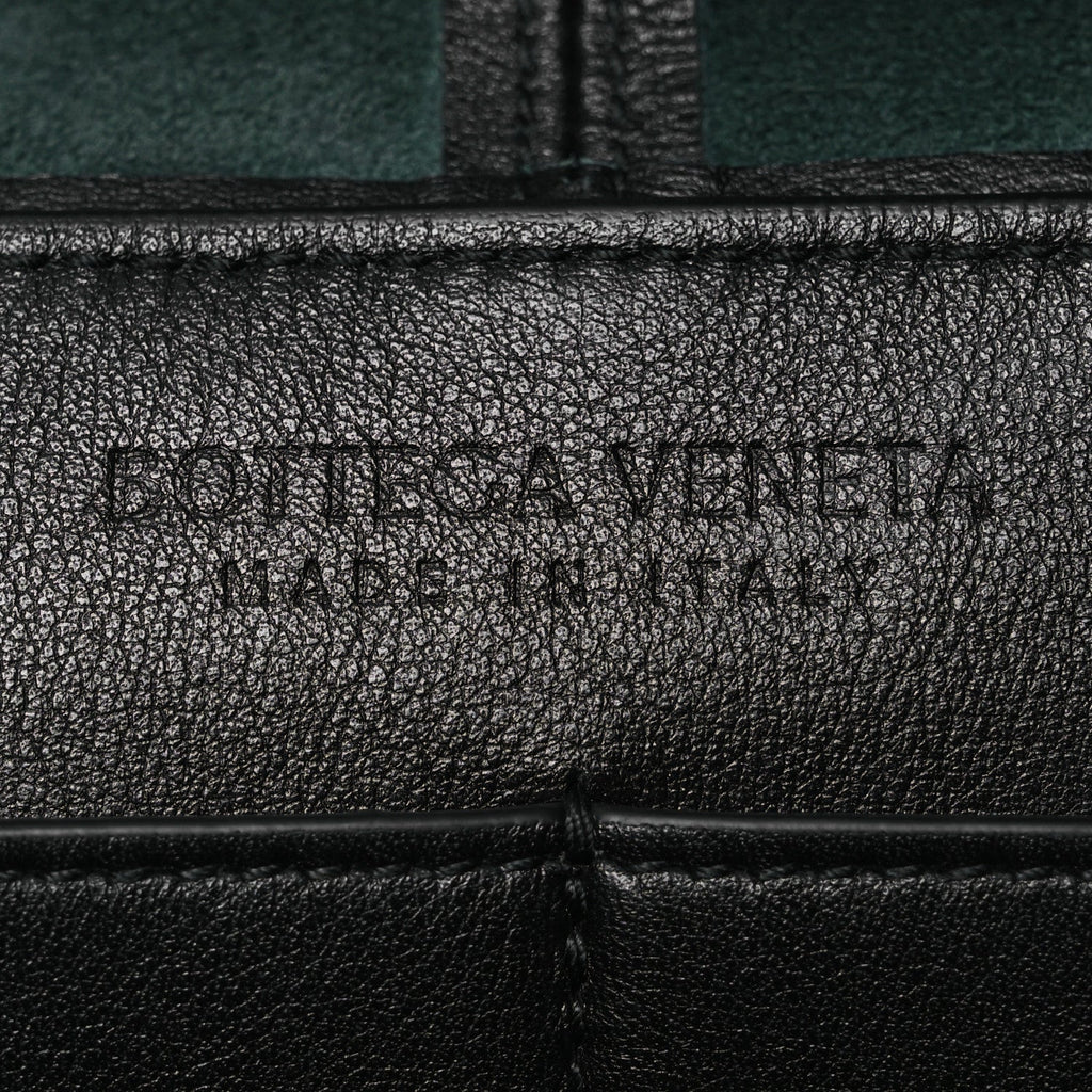 Silky Calfskin Medium Sawyer Messenger Bag Black