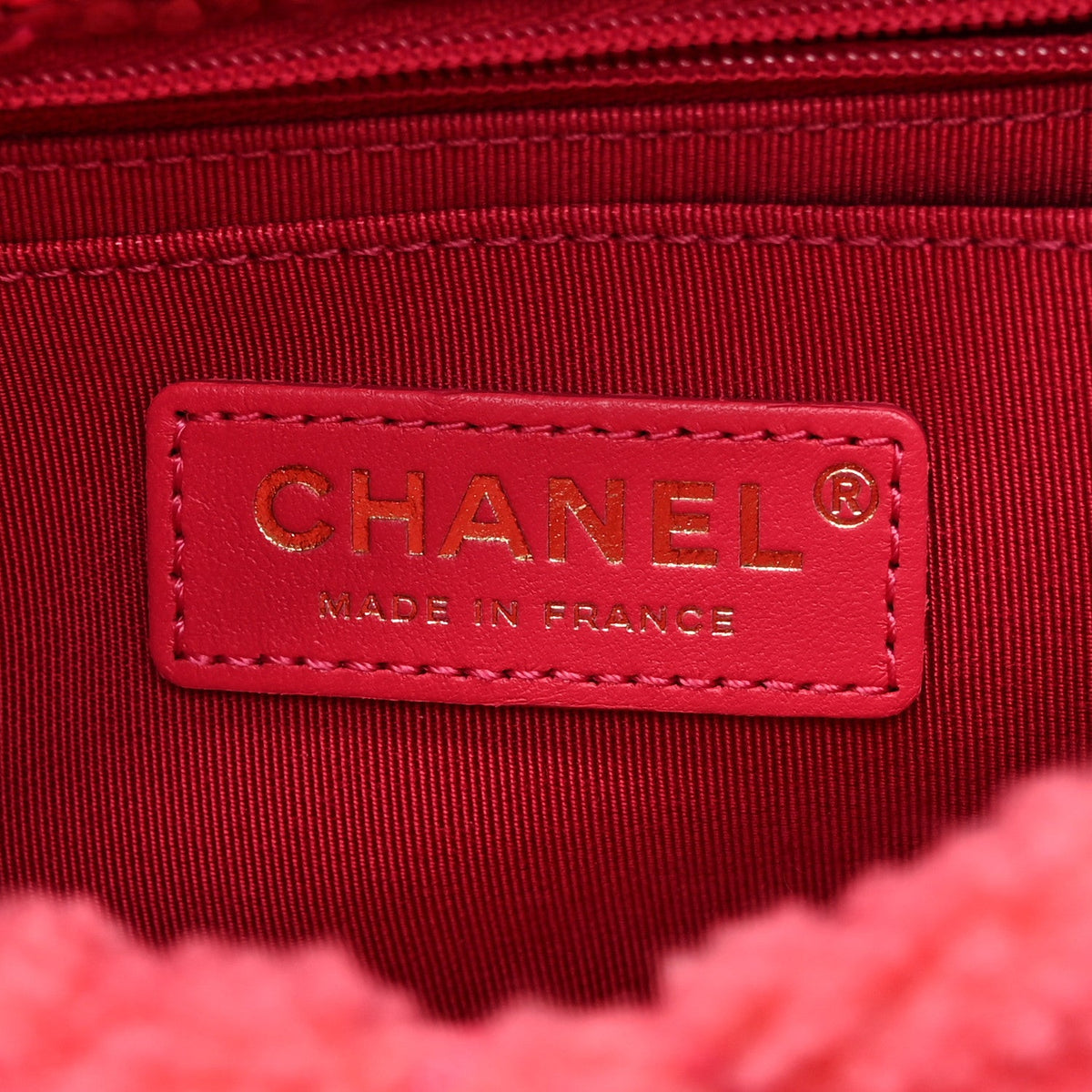 Shearling Tweed Quilted Mini Square Flap Bag Pink