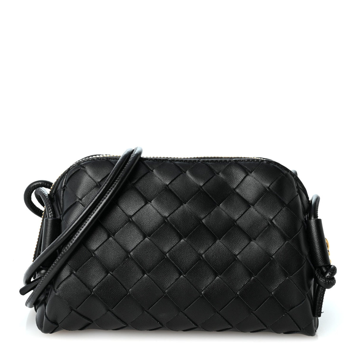 Nappa Intrecciato Concert Pouch Black