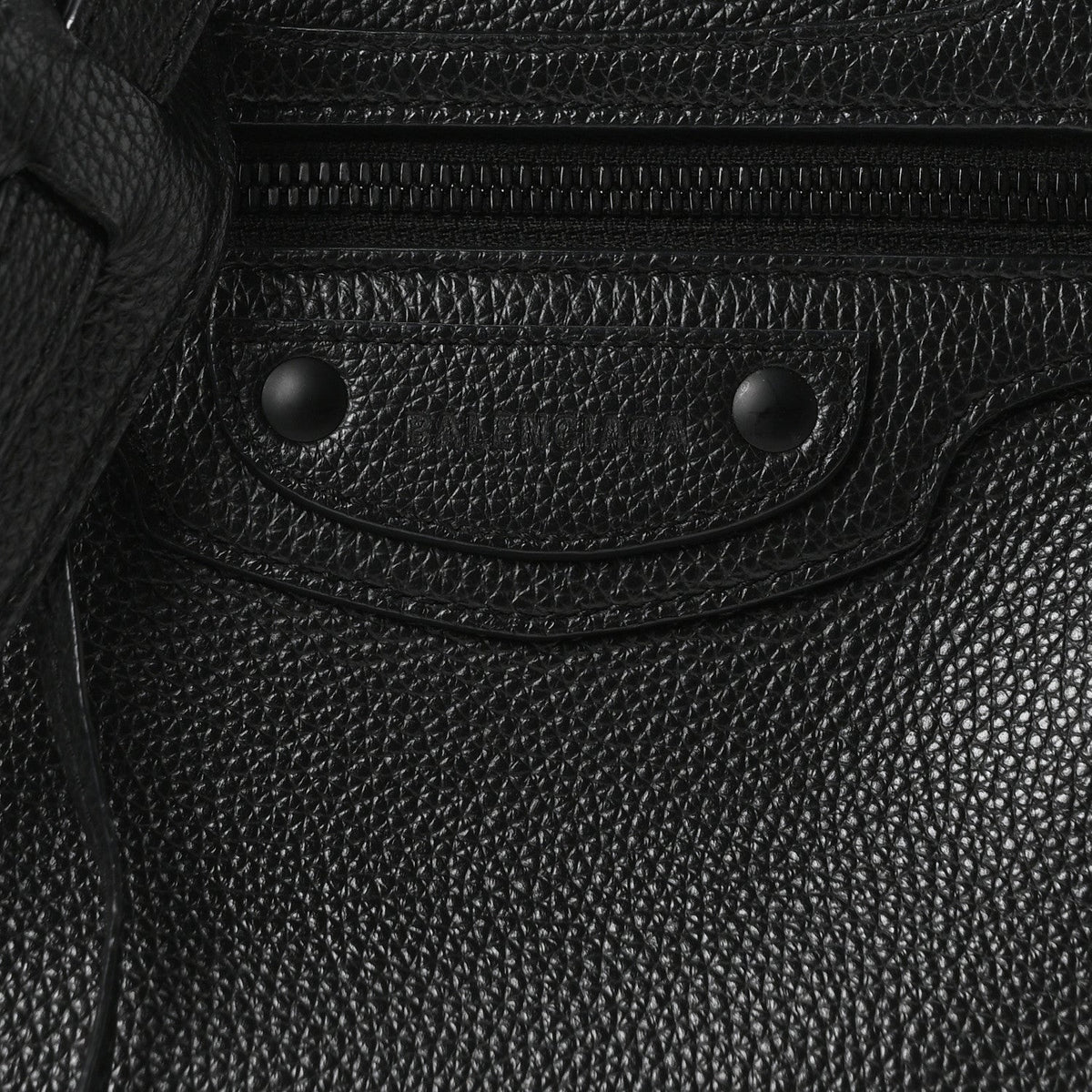 Grained Calfskin Neo Classic Black Hardware S City Black