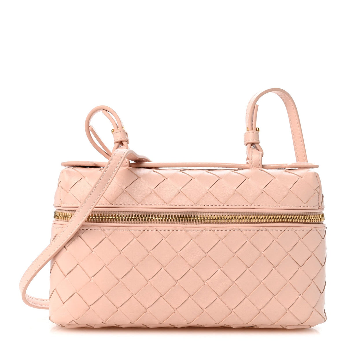 Calfskin Intrecciato Bang Bang Vanity Case Cameo
