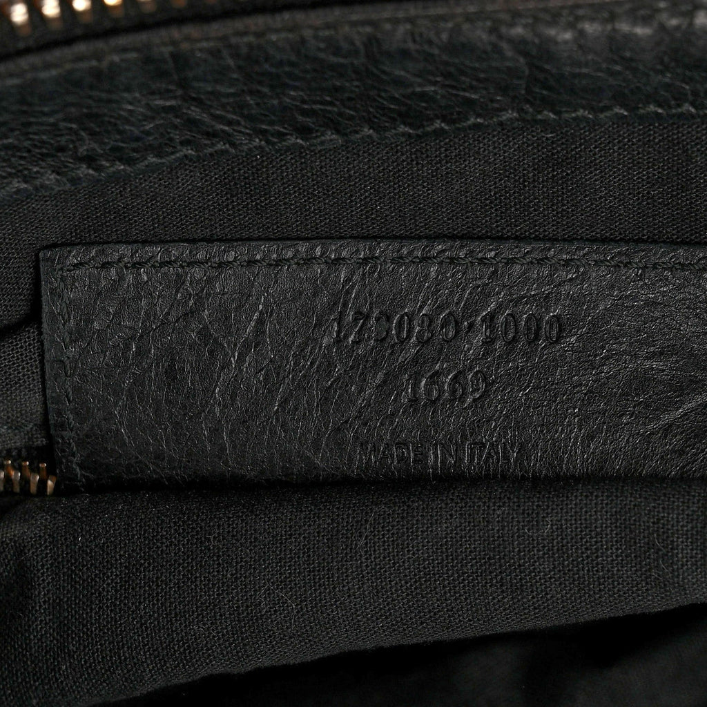 Agneau Giant 21 Rose Gold Hardware Work Black