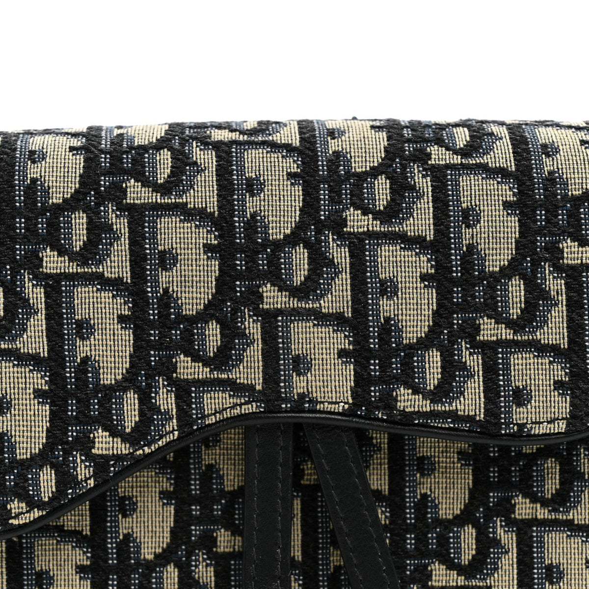 Oblique Saddle Belt Bag Blue
