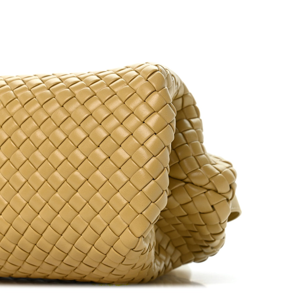 Nappa Intrecciato Padded Small The Top Handle Tote Bag Porridge
