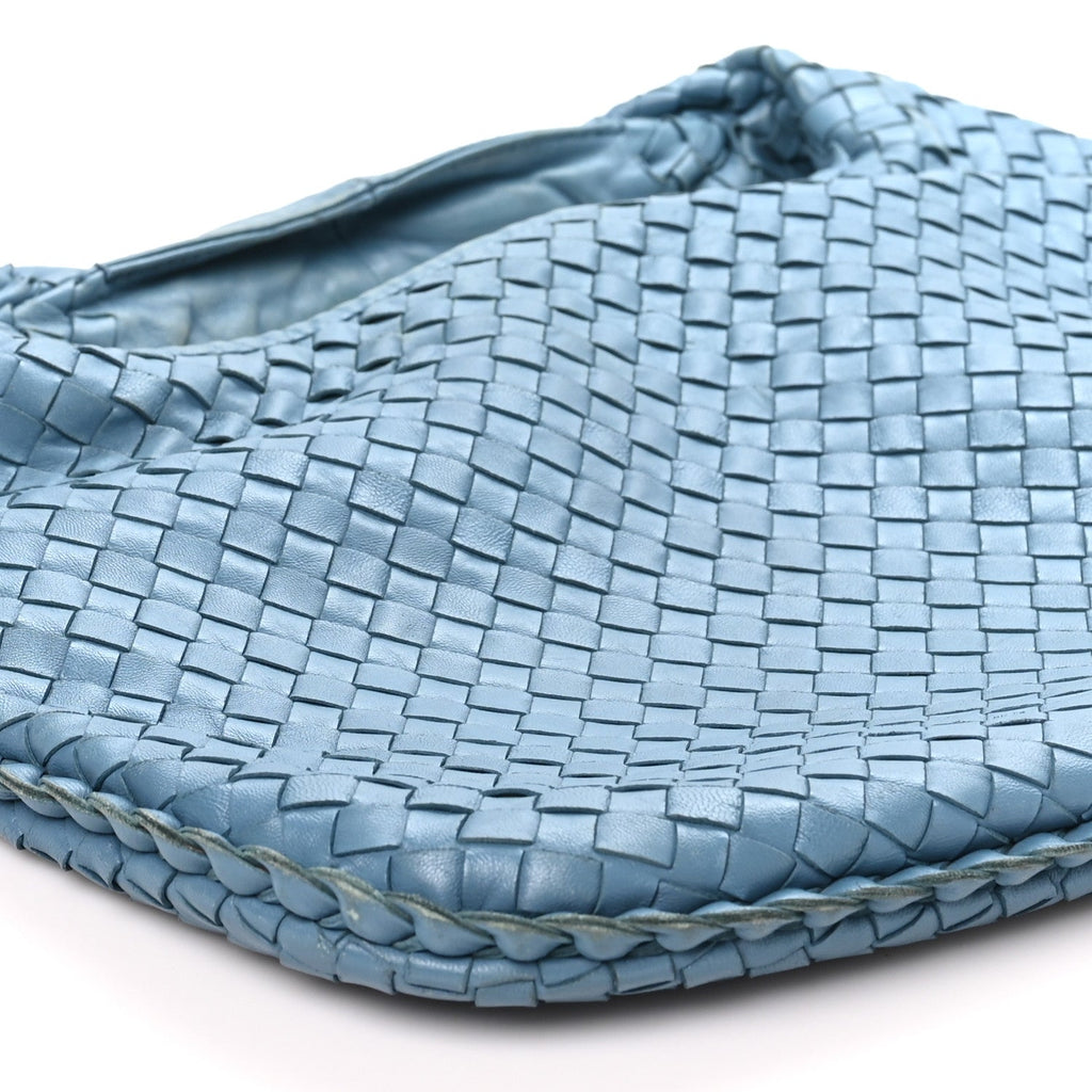 Nappa Intrecciato Medium Veneta Hobo Oceano