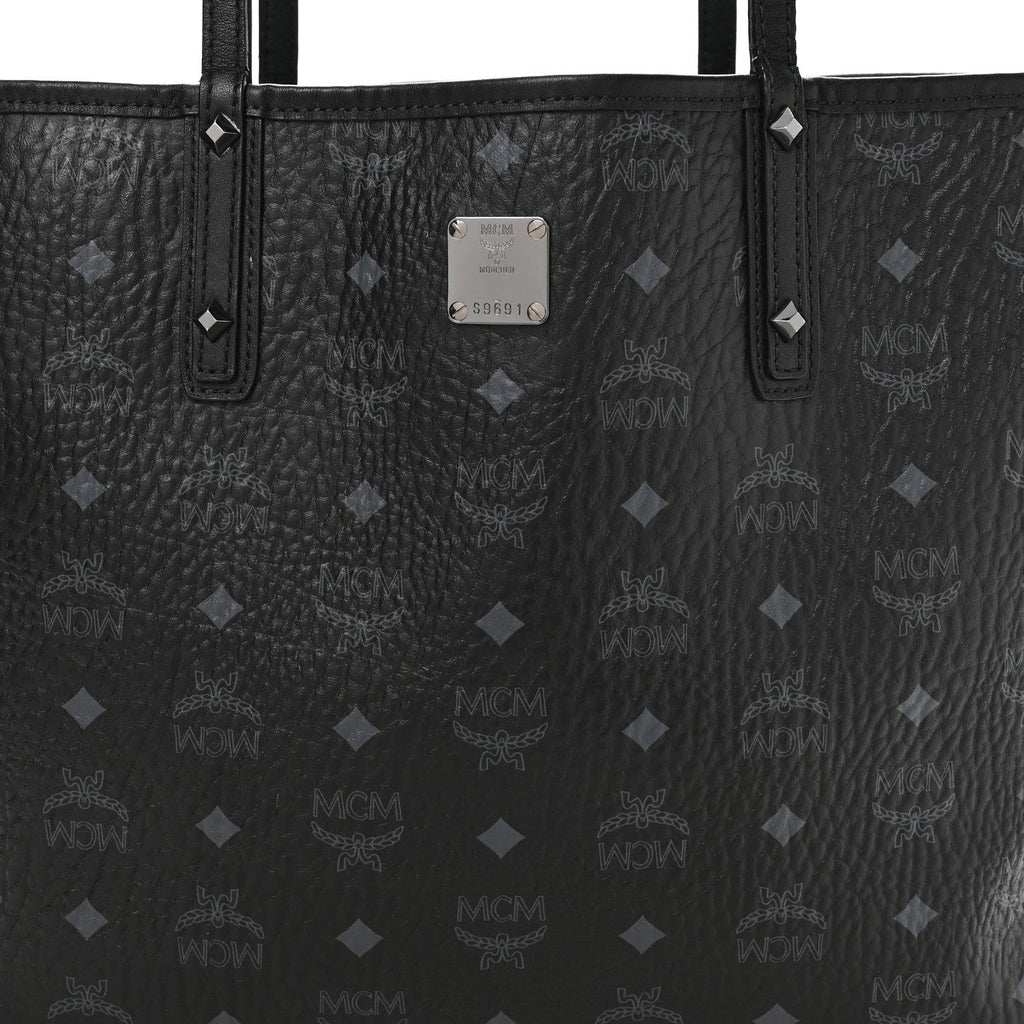 Visetos Medium Project Reversible Shopper Tote Black