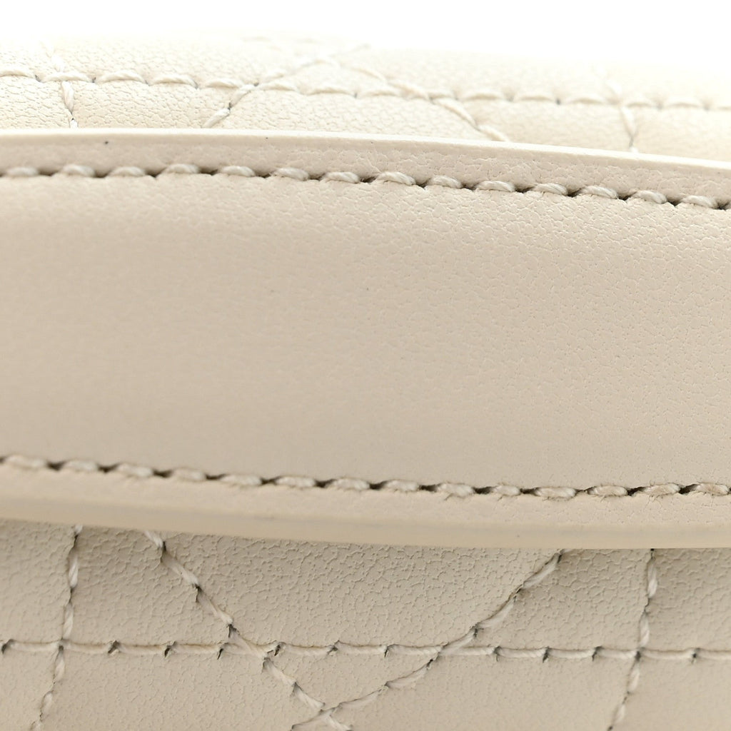 Lambskin Cannage Mini My Dior Bag Latte
