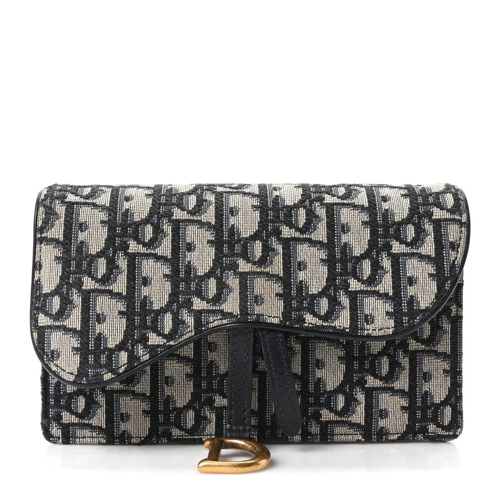 Oblique Saddle Belt Bag Blue
