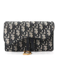 Oblique Saddle Belt Bag Blue